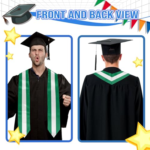 Graduation Flag Stole Sash Scarf Day Gifts - color: Nigeria Flag