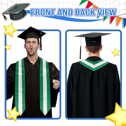 Graduation Flag Stole Sash Scarf Day Gifts - color: Nigeria Flag