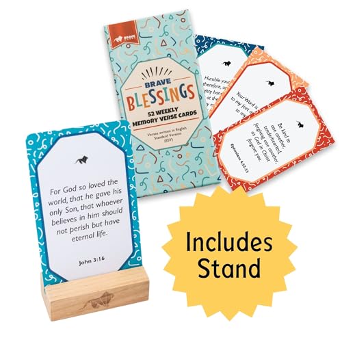 Brave Blessings Bible Verse Cards for Kids