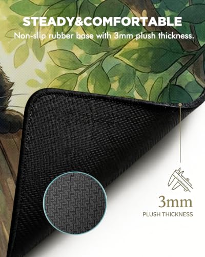 Mouse Pad, Desk Mat, 31.5x11.8in Large Mousepad, Kitten - color: Kitten
