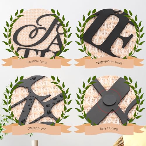 KOYILTD Christan Wall Art Bible Verse Wall Art Black Jesus Christian Decor