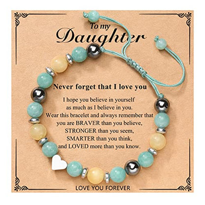 UPROMI To My Daughter/Granddaughter/Niece Bracelet Gifts for Girls - style: Daughter