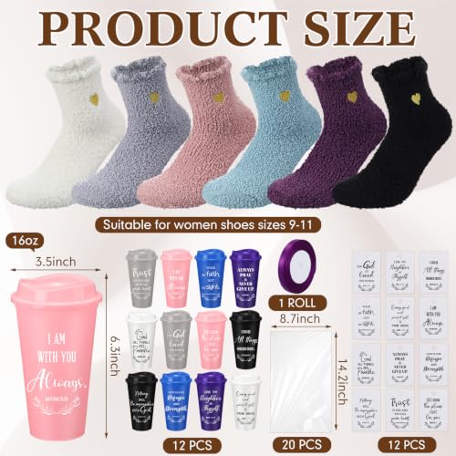 Hushee 12 Sets Christian Gifts Bulk for Women - color: Multicolor