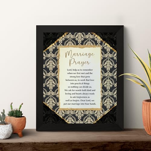 Christian Scripture Wall Art, Marriage Prayer, 8x10 Unframed Print