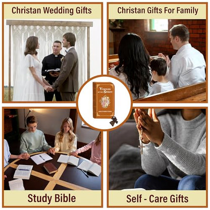 Christian Bible Verses Cards Box, 150 PCS Prayer Cards Virtues Bible Verses, Daily Inspirational Scripture Hope Box, Church Religious Gifts with Cross for Women Men - color: Virtues Bible