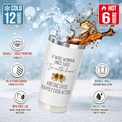 Retirement Gifts For Women - Retired 2026 Tumbler for Mom, Boss, Coworker
