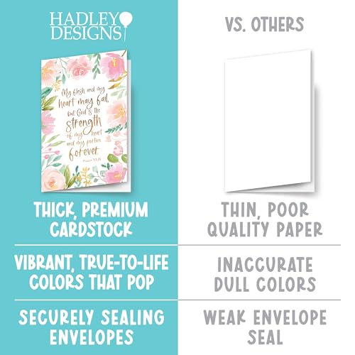 54 Religious Sympathy Cards with Envelopes Christian Sympathy Cards Bulk - style: Floral Pink Blush 54 pcs