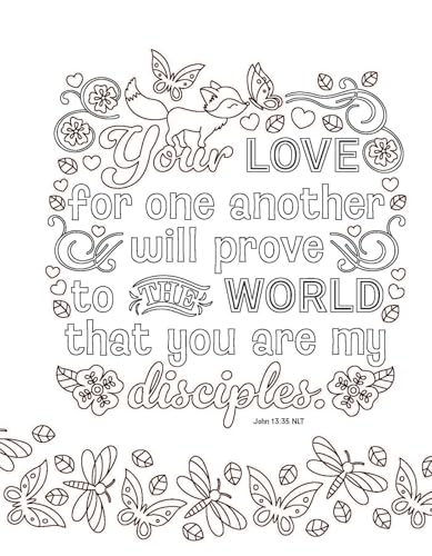Color the Bible for Girls: Pages and Pages of Favorite Bible Verses to Color!