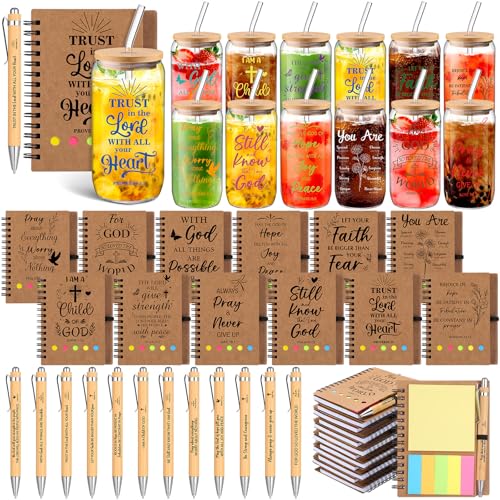 Skylety 36 Pcs Christian Sunday School Teacher Gift for Women Men - style: Christian