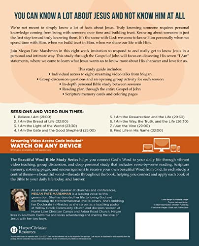 John Bible Study Guide plus Streaming Video: Believe I Am (Beautiful Word Bible Studies)
