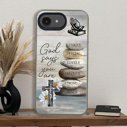 God Cross Wood Grain Phone Case Compatible with iPhone 16e/17e Case - color: Pattern 3, size: for iPhone 16e/17e