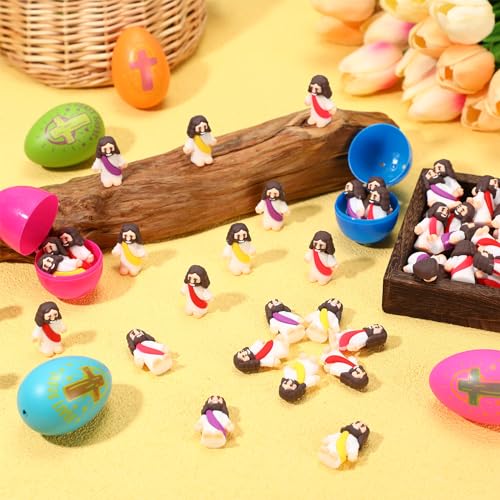 Barydat 100 Pcs Little Jesus Figures, Halloween Prank Props, Multicolor - color: Multicolor