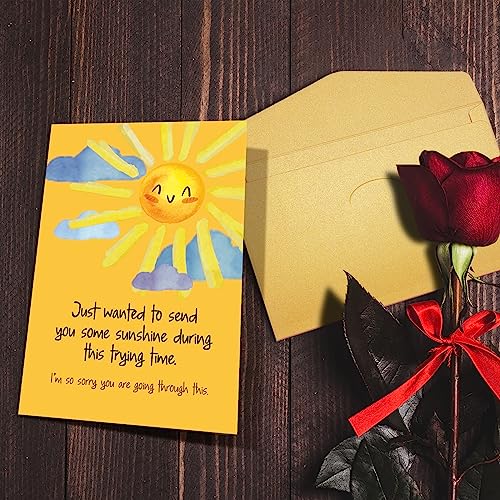 Cute Get Well Card for Men Women, Get Better Card for Him Her, Heartfelt Sympathy Cards, Funny Encouragement Recovery Cards