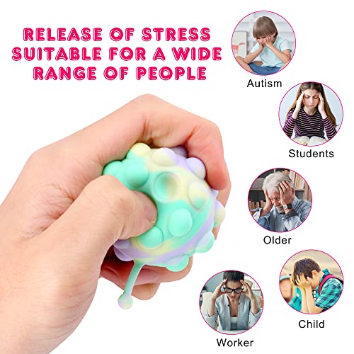 18 Pack Animal Pop Balls Party Favors for Kids, Treasure Box Prizes Toys - style: 18PCS Animal Pop Ball