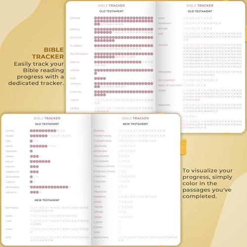 Clever Fox Bible Study Journal, Guide, Supplies for Women A5 Amber Yellow - color: Amber Yellow, size: A5 (5.8'' x 8.3'')