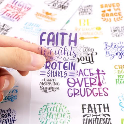 Bible Verse Stickers 819pcs Vinyl Scripture Decals for Crafts