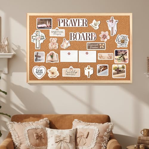 Prayer Board Supplies Kit - 252 Pcs Brown Coquette Christian Gift - style: Brown Coquette