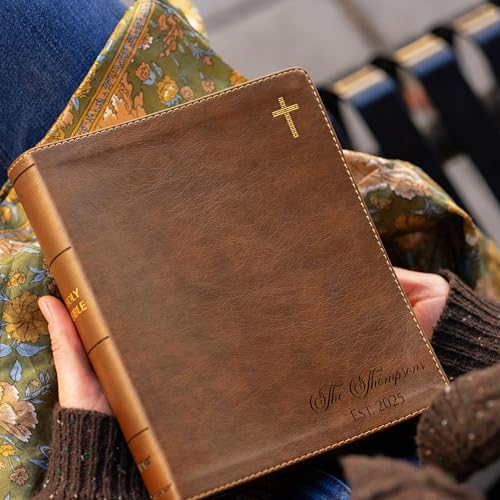 Farm and Posh Personalized NIV Journaling Bible (Family Name Bottom Right)