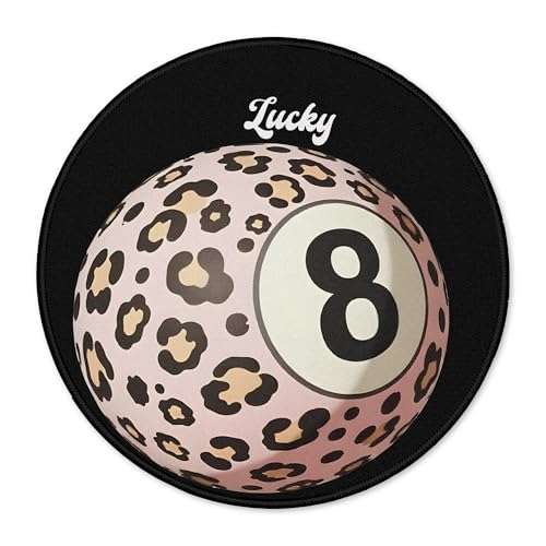 Funky Cheetah Print Lucky 8 Ball Round Gaming Mouse Pad, Trendy Leopard Print Round Mousepads for Desk Home Office Computers Laptop Accessories, Preppy Girly Pink Office Supplies, 7.9x7.9 Inch - color: Cute Sloth 19