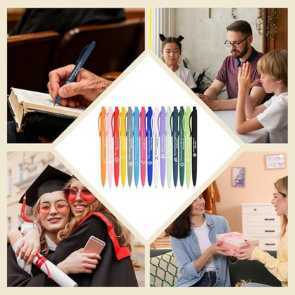 15 Pcs Bible Pens Christian Pen, Bible Verse Pens with ST Nip - color: Mix