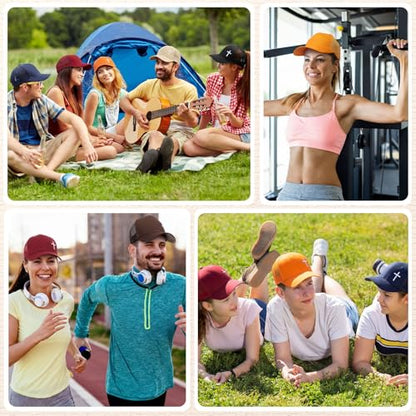 6/12 Pack Christian Hats Bulk for Men Women - style: Cross