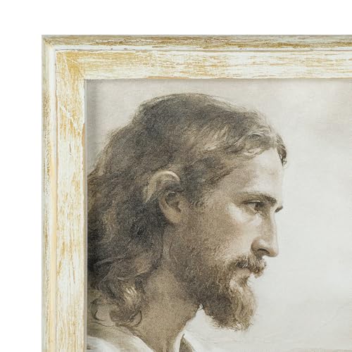 NIKKY HOME Jesus Wall Art Set of 3 Christian Catholic Canvas Prints