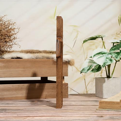 BGCarvedGrace Handcrafted Wooden Christian Cross Wall Decor - size: 14"L x 11"W