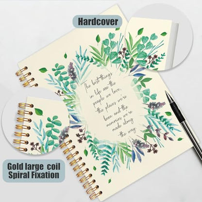 Inspirational Christian Spiral Notebook Journal 5.5x8.3in, The Best Things in Life Religious Bible Scripture Hardcover Journal Notebook for Church Study Work Office - color: The Best Things in Life Religious