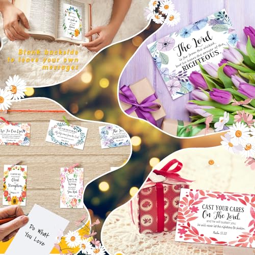 Estune 240 Pcs Bible Verse Cards bulk with Full Scripture, Fresh Style - style: Fresh Style