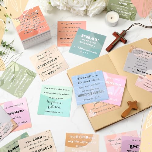 Maitys 240 Pcs Bible Verse Cards for Women Christian Scripture,Square - style: Square