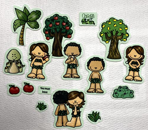 Garden of Eden Adam & Eve Bible Felt Set for Flannel Board Stories