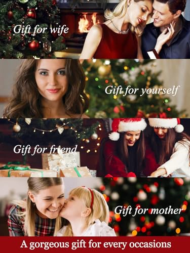 Faith Necklace White/Rose/Gold Birthday Gifts for Wife Her - color: White Gold-01-January