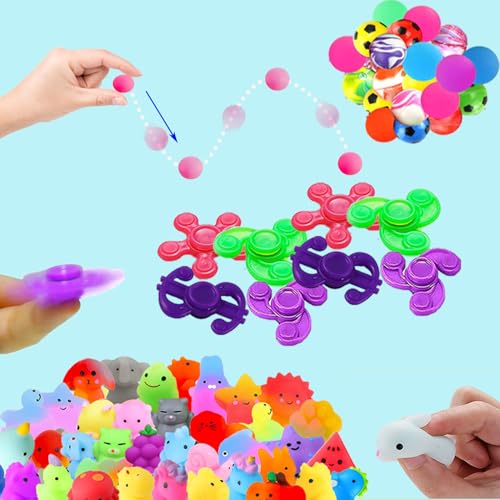 Beilunt 117 Pack Party Favors Toy Easter Egg Filler, Treasure Box Toys for Classroom, Carnival Prizes School Classroom Rewards Pinata Stuffers Goodie Bags Bulk Toys