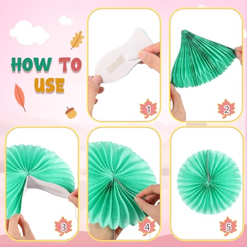 Gersoniel 81 Pcs Fall Tree Bulletin Board Decorations Be Leaf in Yourself Classroom Tree Bulletin Board Motivational Boho Pumpkin Cutouts 3D Paper Fans Crafts Thanksgiving Fall Harvest Wall Decor - style: Pastel