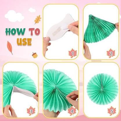 Gersoniel 81 Pcs Fall Tree Bulletin Board Decorations Be Leaf in Yourself Classroom Tree Bulletin Board Motivational Boho Pumpkin Cutouts 3D Paper Fans Crafts Thanksgiving Fall Harvest Wall Decor - style: Pastel