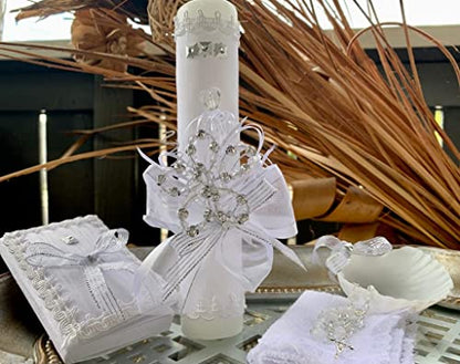 Baptism Candle Ribbons Details/Regalo sorpresa de Bolos (Tiempo limitado)