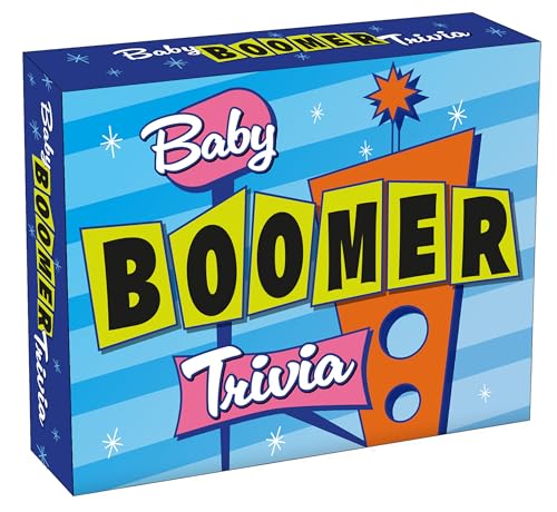 Baby Boomer Trivia 2026 Daily Desk Calendar: Boxed Page-a-Day Fun Facts & Quiz Calendar with Day-to-Day Nostalgic Questions, Pop Culture & Throwback Challenges - color: Baby Boomer Trivia