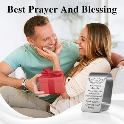 Guardian Angels Car Visor Clip, Christian Visor Clip for Men Women - color: Sliver24