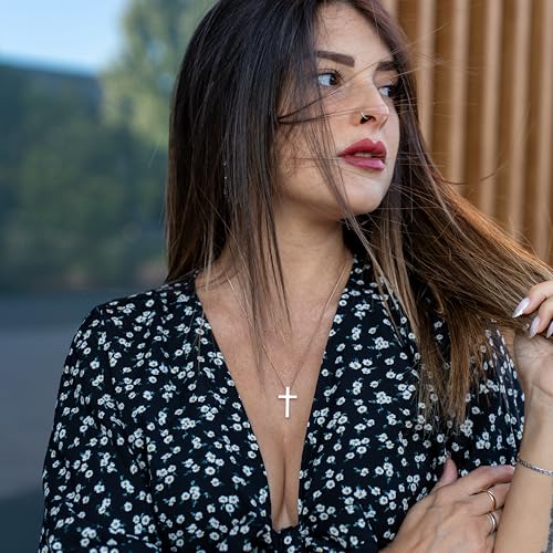 SERASAR Premium Necklace Women| 316L Stainless-Steel | 18 Carat - color: Rosegold, style: Hope