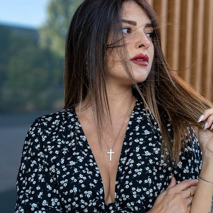 SERASAR Premium Necklace Women| 316L Stainless-Steel | 18 Carat - color: Rosegold, style: Hope