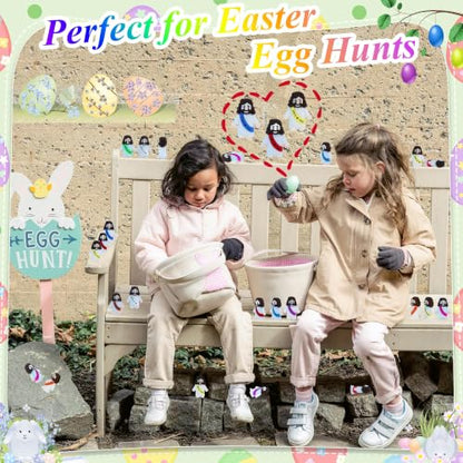 400 Pack Little Jesus Figures Easter Mini Rubber Toys to Hide and Seek, Pocket Jesus Love You Miniatures Religious Party Favors Baptism Gifts Sunday School Easter Egg Stuffers (400) - color: 10-color *400