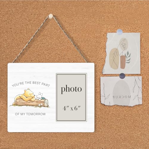 Pooh Bear Quote Picture Frame, Romantic Gifts for Friends Couples - color: You're The Best