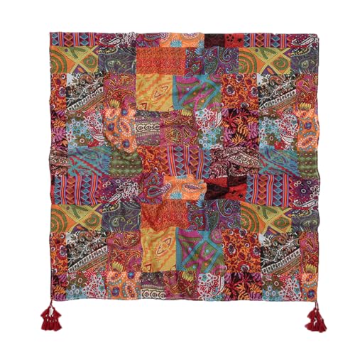 Yeieeo Boho Scarf for Women Lightweight Floral Printed Scarf Fall Winter Fashion Fringed Shawl - color: Floral 38