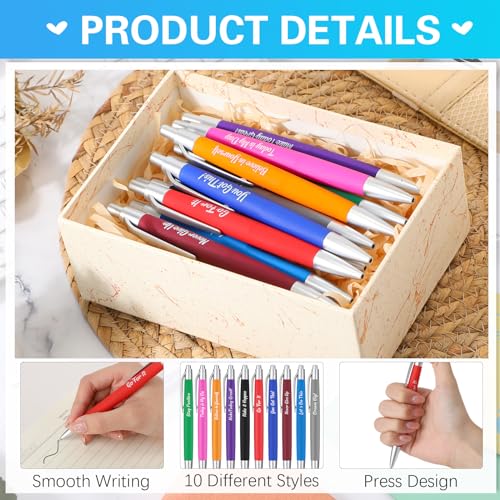 Gueevin 200 Pcs Inspirational Pens Employee Gift, Inspirational Style - style: Inspirational Style