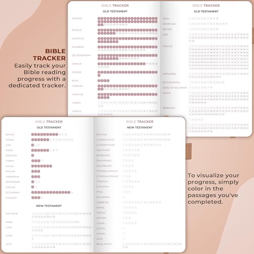 Clever Fox Bible Study Journal, Guide, Supplies for Women 7x10 Terracotta - color: Dark Terracotta, size: Smaller than A4 (7" x 10")