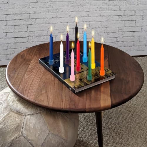 Mega Candles Unscented Mini Taper Chime Spell Candles 20 Count 4" x 1/2" - color: Green, size: 20 Pieces