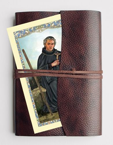 Trendzeen Saint Peregrine Holy Card - Hand Held Comfort Cross, The Lord's Prayer - Laminated Double Sided Saint Peregrine Card - St Peregrine Patron Saint of Cancer Patients Themed Set - 3 Items