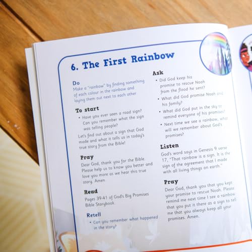 Beginning with God (God's Big Promises): 92 Bible Devotions for Young Children (A Read-Aloud Daily Devotional for Girls & Boys Ages 3-5 with Prayers, Stickers & Activities for Families with Toddlers)