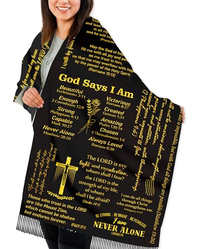Bozidol Prayer Shawls and Wraps for Women - color: Black Gold