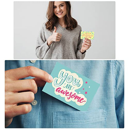 Outus 120 Pcs Motivational Encouragement Inspirational Card Boho Rainbow - style: Fresh Style